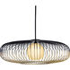 Circa 1 Light 43 inch Black / Antique Brass / Black Pendant Ceiling Light, Extra Large